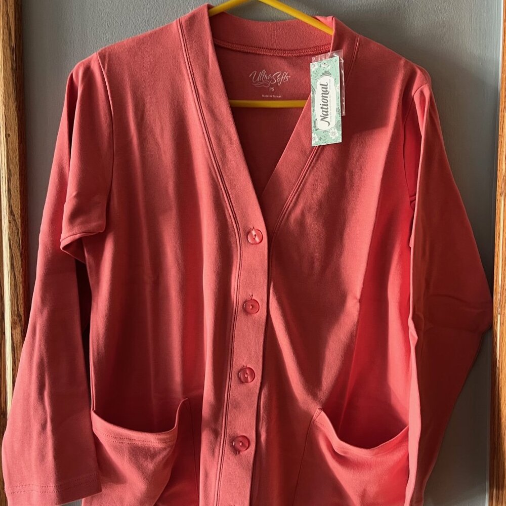Ultra Softs Desert Rose Cardigan - Size Petite Small